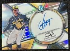 2025 Bowman Chrome Prime Chrome Signatures Jesus Made #PCS-JM card