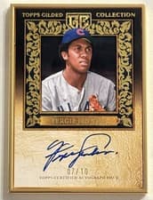 2025 Topps Gilded Collection Gold Framed Hall of Fame Autographs Fergie Jenkins #HAFA-FJ card