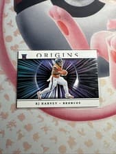 2025 Panini Origins Big Bang RJ Harvey #12 card