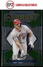 Mike Trout 2022 Topps Finest Flashback card