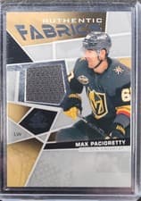 Max Pacioretty 2021 SP Game Used Authentic Fabrics card