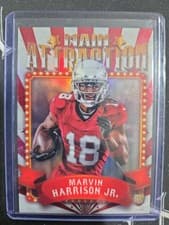 2024 Finest Main Attraction Marvin Harrison Jr. #MA-7 card