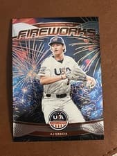 2026 Panini Stars and Stripes Prizm USA Fireworks AJ Gracia #14