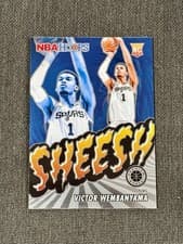 Victor Wembanyama 2023 Panini Hoops Premium Stock Sheesh card