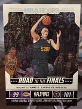 Nikola Jokic 2024-25 Hoops Road to the Finals First Round Recap card