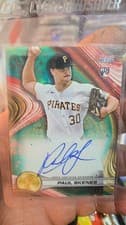 Paul Skenes 2024 Bowman's Best Best of 2024 Autographs card