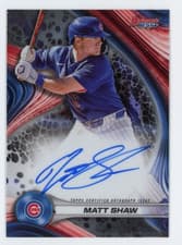 2024 Bowman's Best Best of 2024 Autographs Matt Shaw #B24-MS card