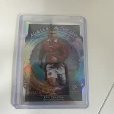 Eric Cantona 2021 Topps Merlin Chrome UEFA Ageless Alchemy card