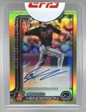 2025 Topps Real One Autographs Gunnar Henderson #65 card