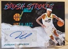 Jordan Clarkson 2023 Panini Court Kings Brush Strokes card