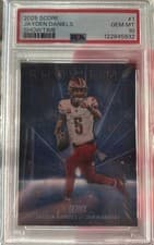 2025 Score Showtime Jayden Daniels #1 card