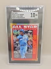 Bo Jackson 2025 Topps 1990 Topps Baseball All Stars Chrome Refractor card