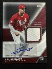 2026 Topps Major League Material Autographs Sal Stewart #MLM2-SS card