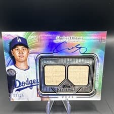 2025 Topps Sterling Seasons Autographed Relic Shohei Ohtani #SSA-SO card