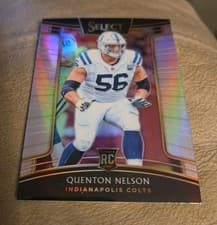 Quenton Nelson 2018 Panini Select card
