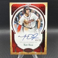 2026 Topps Tier One Prime Performers Autographs Matt Olson #PPA-MO card