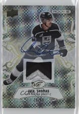 2024-25 Upper Deck Ice Base Gold Auto Patch Akil Thomas #127 card