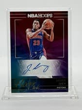 2024-25 Hoops Hoops Ink Jaden Ivey #HI-IVE card