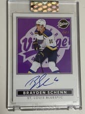 2024-25 Upper Deck Clear Cut Vintage Autos Brayden Schenn #VA-SC card