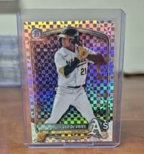 2025 Bowman Draft Chrome Leo De Vries #BDC-87 card