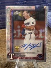 2025 Topps Chrome Update CupFractor Autograph Wyatt Langford #CUP-WL card