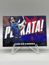 2025 Topps Plakata Carlos Correa #PLAK-13 card