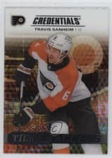 2025-26 Upper Deck Credentials Acetate Ticket Access Travis Sanheim #TA-TR card