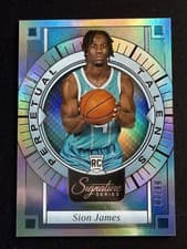2025-26 Panini Signature Series Perpetual Talents Sion James #14 card