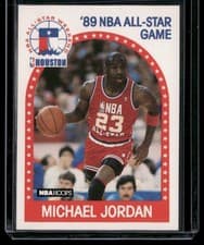 Michael Jordan 1989 Hoops card