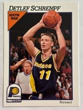 Detlef Schrempf 1991-92 Hoops Base Set card
