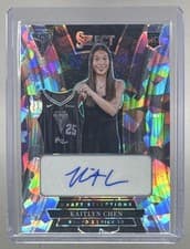 2025 Panini Select WNBA Draft Selections Signatures Kaitlyn Chen #10 card