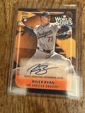 2025 Topps World Champion Autographs River Ryan #WCA-RR card