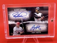 2024 Topps Baseball Stars Dual Autographs Joey Votto / Barry Larkin #BSDA-LAV card