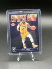 LeBron James 2023 Donruss Optic Express Lane card
