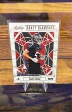 Drake London 2024 Panini Absolute Draft Diamonds Jersey card