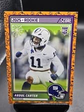 2025 Score-A-Treat Base Rookies Pumpkin Abdul Carter #16 card