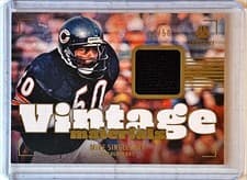 Mike Singletary 2024 Panini Luminance Vintage Materials card