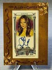 2025 Topps Allen & Ginter Framed Mini Autographs (Non-Baseball) Jamie Chung #MA-CH card