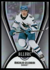 Macklin Celebrini 2025 Upper Deck Allure card
