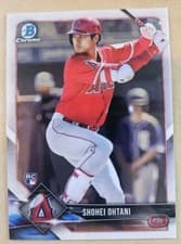 Shohei Ohtani 2018 Bowman Chrome card