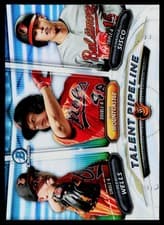 2018 Bowman Talent Pipeline Chrome Chance Sisco, Ryan Mountcastle, Alex Wells #BAL