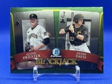 2022 Bowman Draft Blackjack Quinn Priester, Henry Davis #BJ-10
