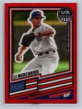 2026 Panini Stars and Stripes Prizm USA LJ Mercurius #8