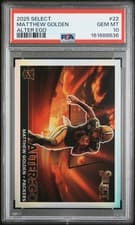 2025 Panini Select Alter Ego Matthew Golden #22 card