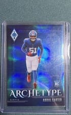 2025 Panini Phoenix Archetype Abdul Carter #17 card