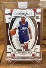 Brandon Boston Jr. 2021 Panini Flawless card