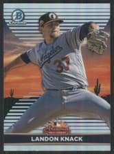 Landon Knack 2022 Bowman Chrome 2021 AFL Fall Stars card