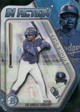 2025 Bowman Draft Bowman in Action Zyhir Hope #BIA-11 card