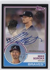 Mike Soroka 2018 Topps Update 1983 Baseball Autographs card