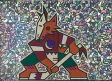 Team Logo 2022 Topps NHL Sticker card